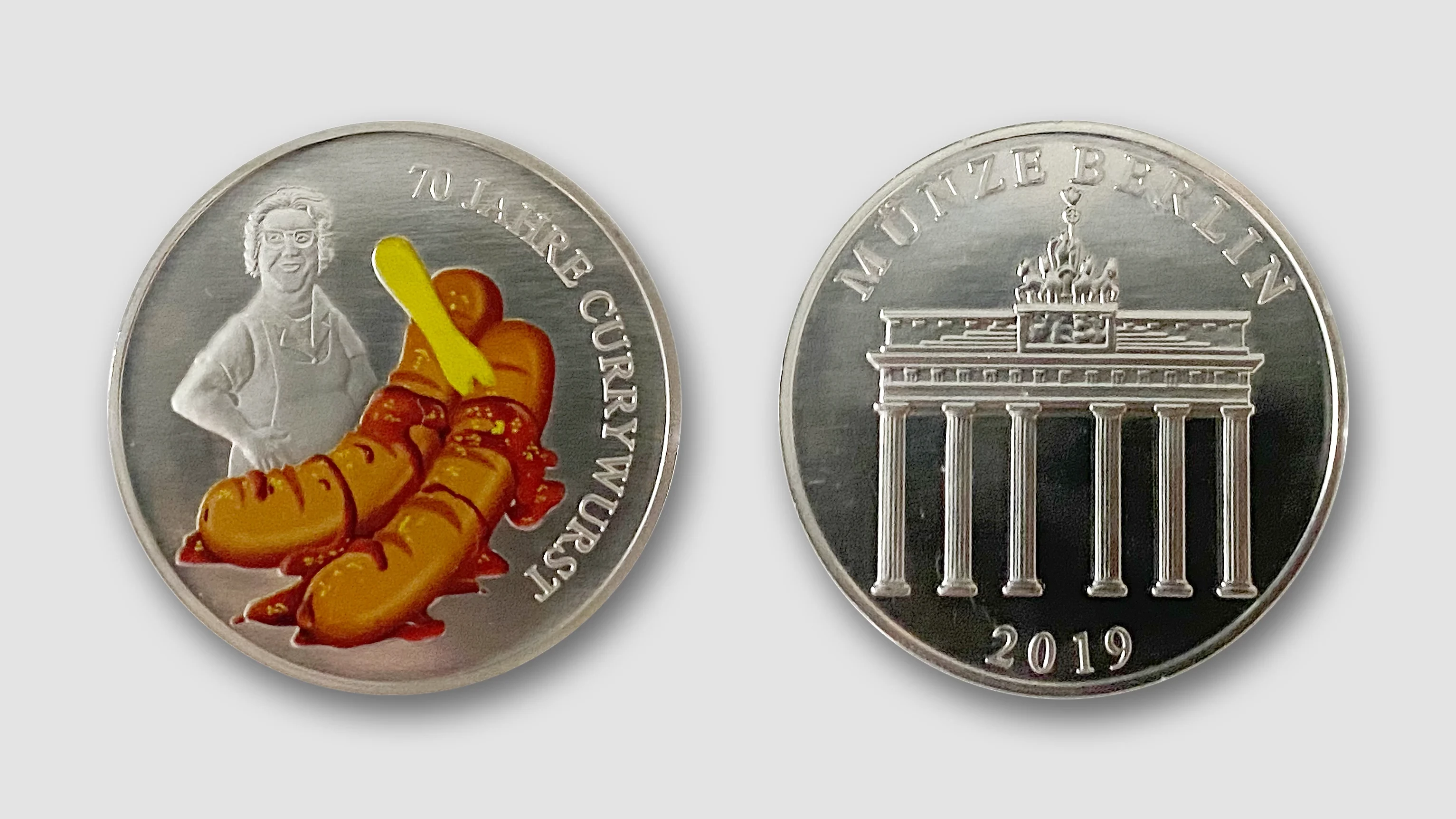 70th currywurst anniversary coin