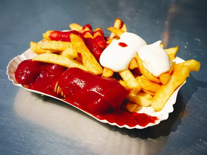 Currywurst with Fries