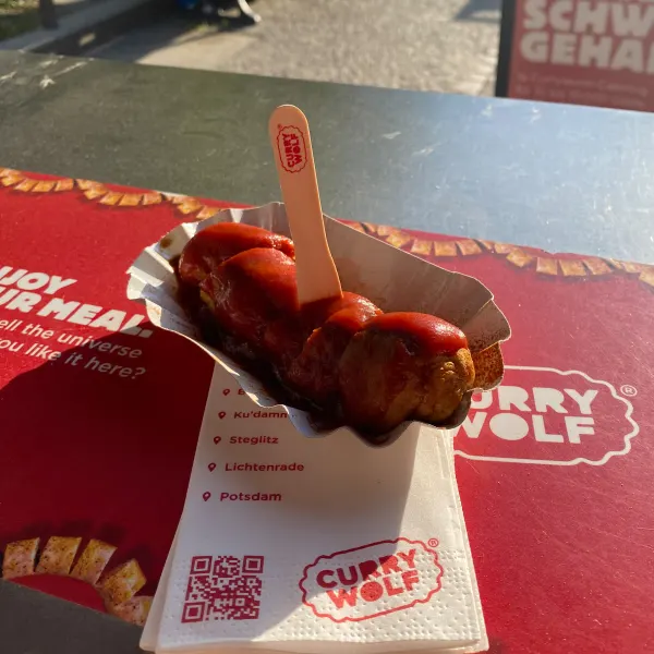 Currywurst without casing from CURRY WOLF